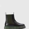 Womens SHOE THE BEAR Gifting | Womens Tove Bicolour Chelsea Boot In Black Khaki