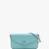 Womens COACH Crossbody Bags | Women'S Crossgrain Leather Cross-Body Bag In Faded Blue