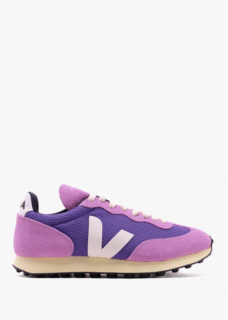 Womens VEJA Trainers | Womens Rio Branco Alveomesh Trainers In Purple White