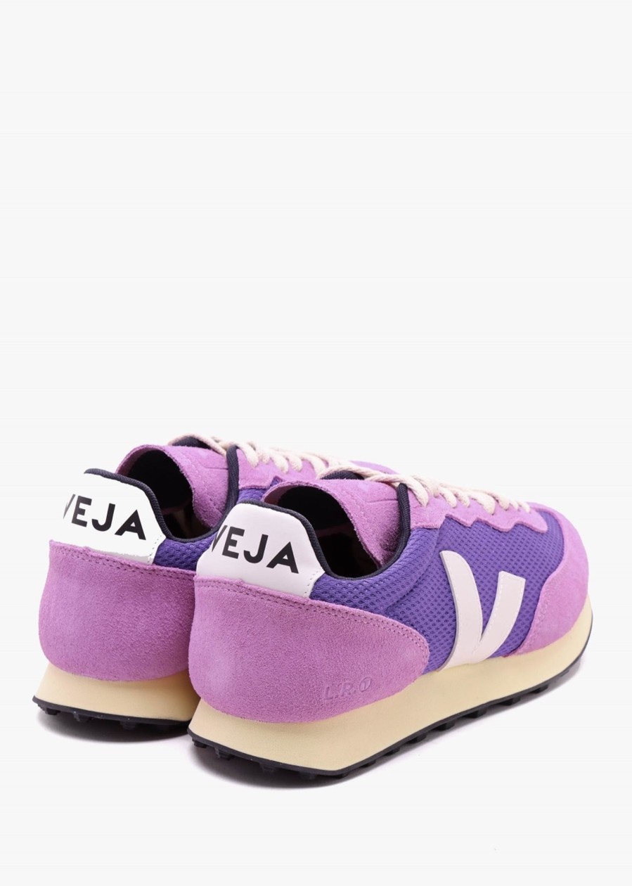 Womens VEJA Trainers | Womens Rio Branco Alveomesh Trainers In Purple White