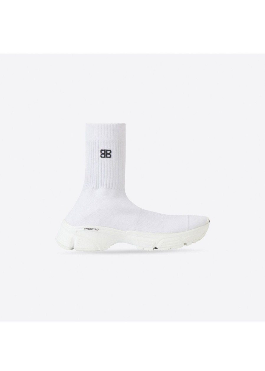 Womens BALENCIAGA Trainers | Speed Sneaker In White Knit