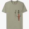 Mens PARAJUMPERS T-Shirts | Mens Mojave T-Shirt In Sage