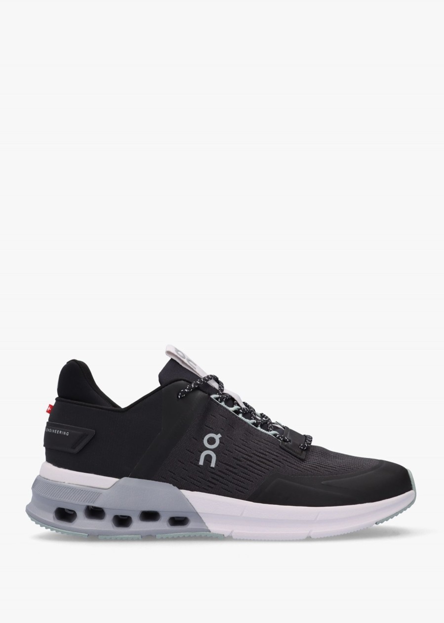 Mens ON RUNNING Trainers | Mens Cloudnova Flux Trainers In Black Mineral