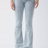 Womens FRAME Jeans | Fme Le High Flare Mini Stripe Jeans