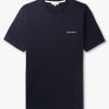 Mens NORSE PROJECTS T-Shirts | Mens Johannes Organic Logo T-Shirt In Dark Navy