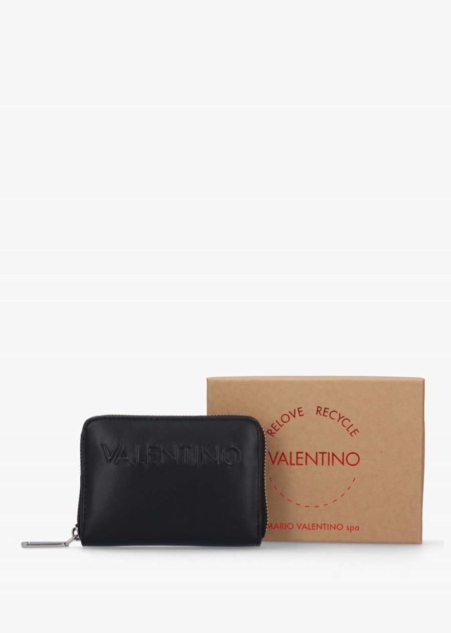 Womens VALENTINO Wallets & Cardholders | Womens Holiday Relove Recycle Wallet In Black