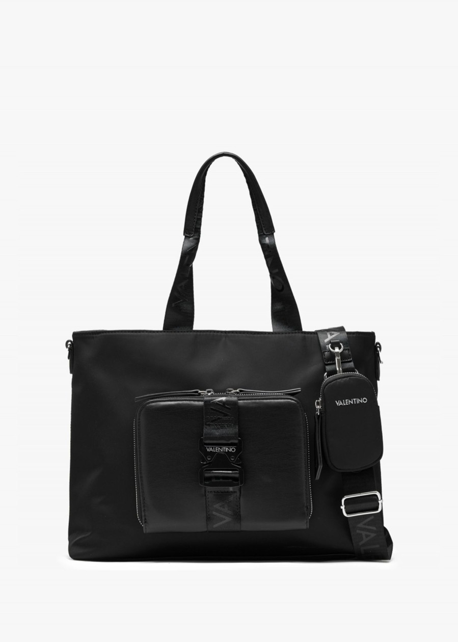 Womens VALENTINO Bags | Womens Mountain Relove Recycle Shopper Bag In Nero