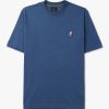 Mens PAUL SMITH T-Shirts | Mens Broad Zebra T-Shirt In Blue