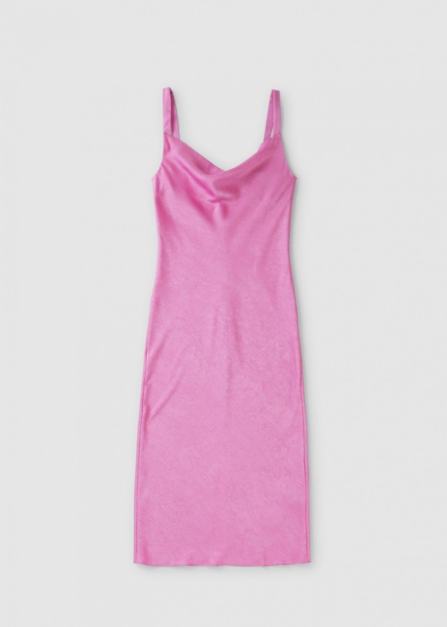 Womens BAUM UND PFERDGARTEN Dresses | Womens Agamora Slip Dress In Fuchsia Pink