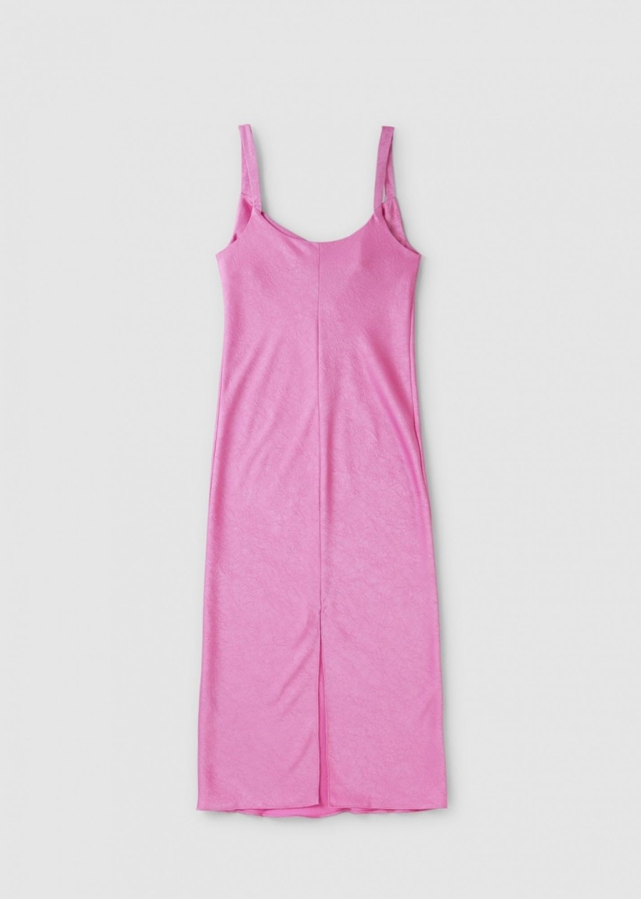 Womens BAUM UND PFERDGARTEN Dresses | Womens Agamora Slip Dress In Fuchsia Pink