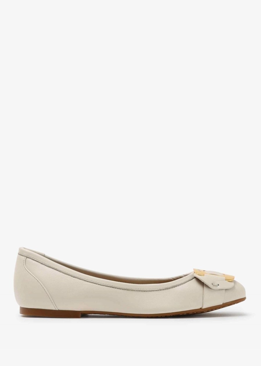 Womens SEE BY CHLOE Flats | Womens Chany Ballet Flats In Ivory