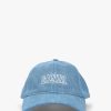 Womens GANNI Gifting | Womens Recycled Cotton Denim Logo Cap In Blue