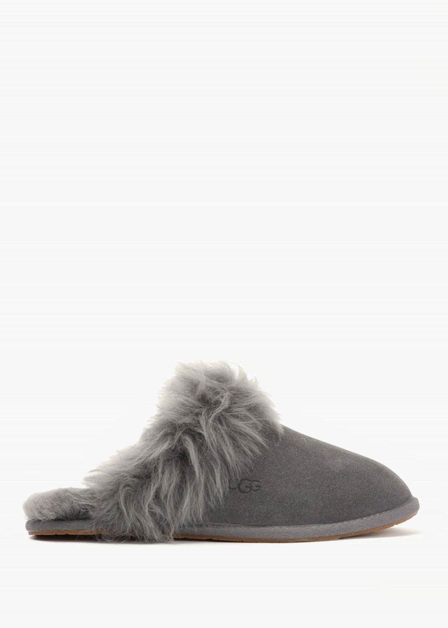 Womens UGG Slippers | Women'S Scuff Sis Slipper In Charcoal