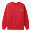 Mens PURPLE BRAND Sweatshirts & Hoodies | Mens Hwt Fleece Crewneck Sweatshirt In Red