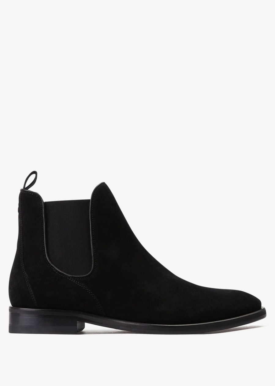 Mens OLIVER SWEENEY Boots | Mens Allegro Boots In Black Suede