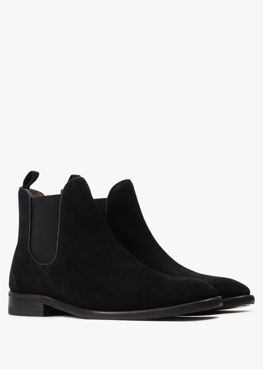 Mens OLIVER SWEENEY Boots | Mens Allegro Boots In Black Suede