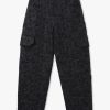 Womens BAUM UND PFERDGARTEN Trousers | Womens Nachi Brocade Cargo Trousers In Black