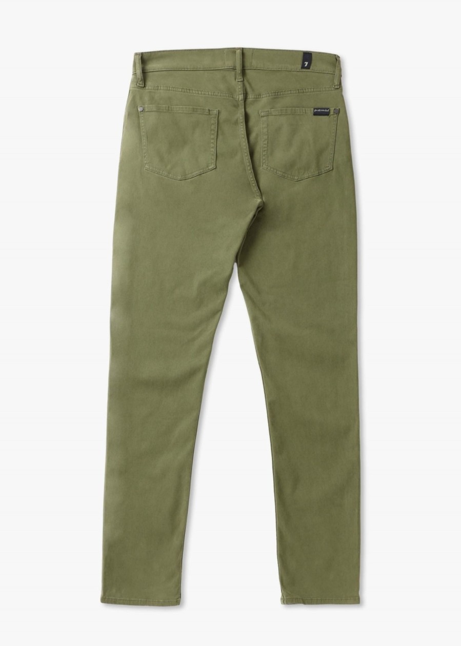 Mens 7 FOR ALL MANKIND Jeans | Mens Luxe Performance Plus Colors Jeans Slim In Green