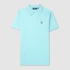 Mens PSYCHO BUNNY Polo Shirts | Mens Mens Classic Pique Poloshirt In Seafoam