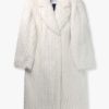 Womens STAND STUDIO Coats & Jackets | Womens Genevieve Soft Stripe Coat In Off White