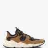 Mens FLOWER MOUNTAIN Trainers | Mens Tiger Hill Suede/Nylon Mesh Trainers In Brown