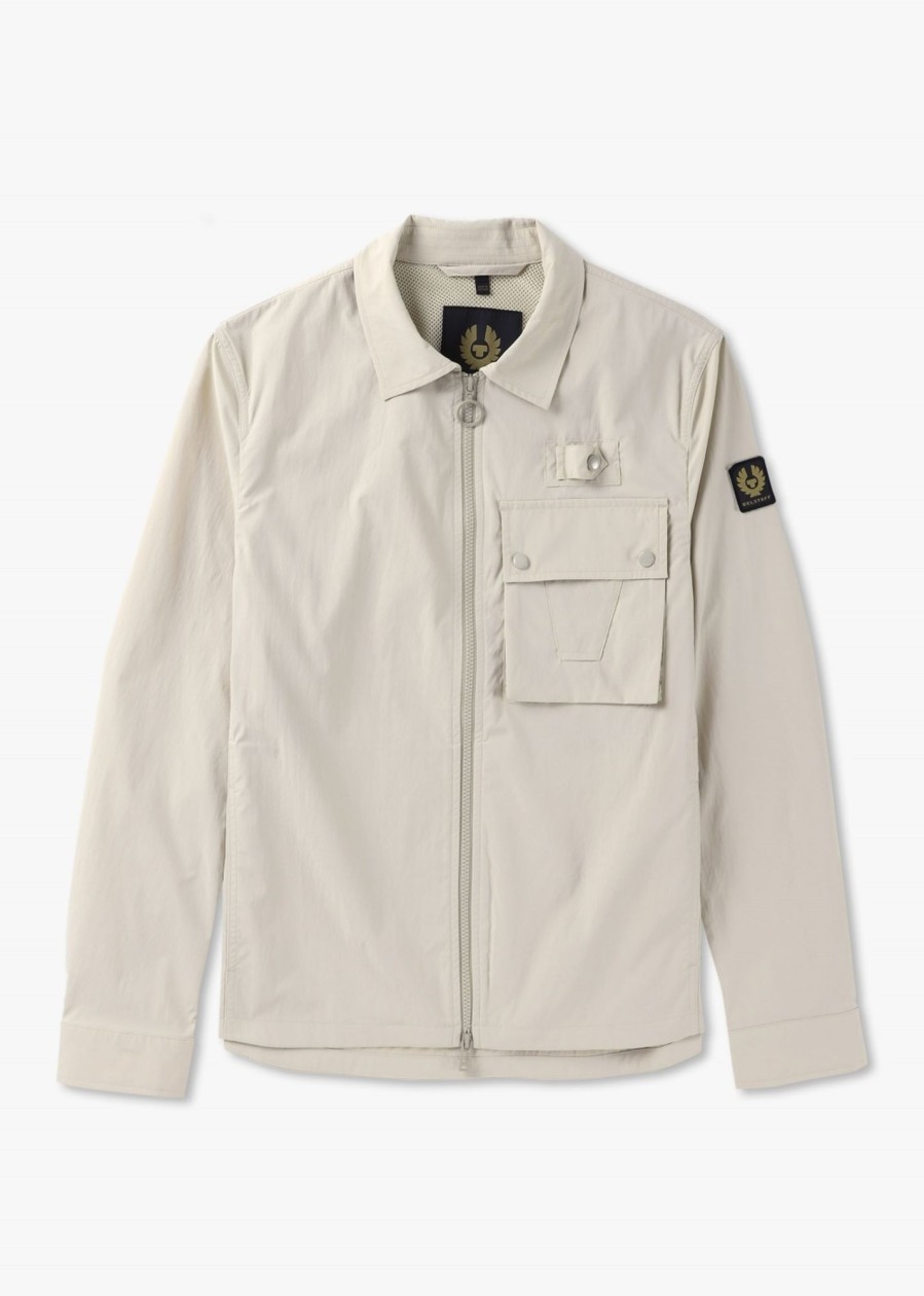 Mens BELSTAFF Shirts | Mens Castmaster Overshirt In Shell