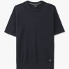 Mens PAUL SMITH T-Shirts | Mens Short Sleeve Sweater T-Shirt In Blue