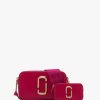 Womens MARC JACOBS Crossbody Bags | Womens The Utility Snapshot Leather Camera Bag In Lipstick Pink