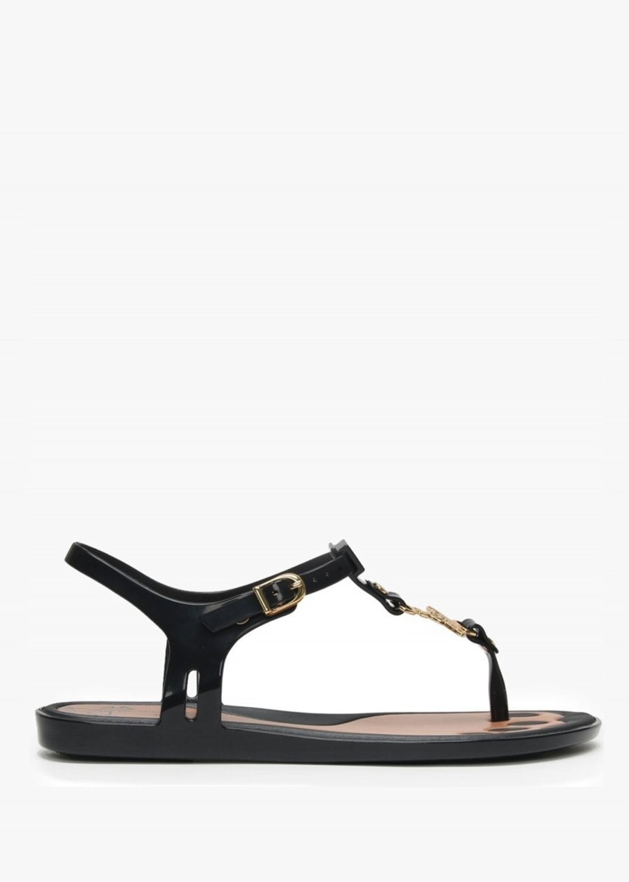 Womens VIVIENNE WESTWOOD Sandals | X Melissa Womens Solar Orb Toe Post Sandals In Black