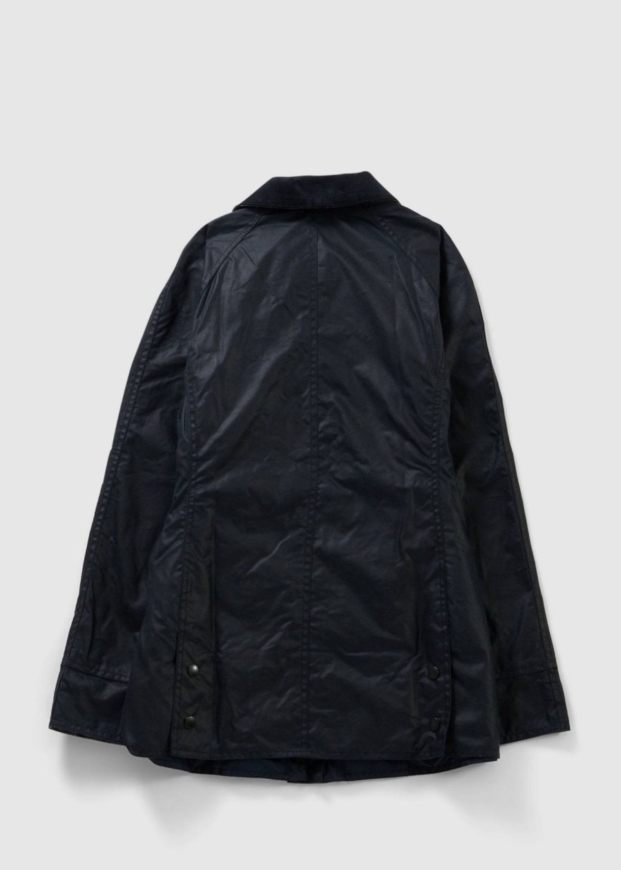 Womens BARBOUR Coats & Jackets | Womens Classic Beadnell Wax Jacket In Navy