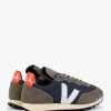 Womens VEJA Trainers | Womens Rio Branco Alveomesh Trainers In Nautico White Orange Fluo