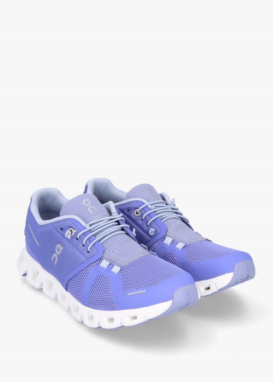 Womens ON RUNNING Trainers | Womens Cloud 5 Trainers In Blueberry Feather