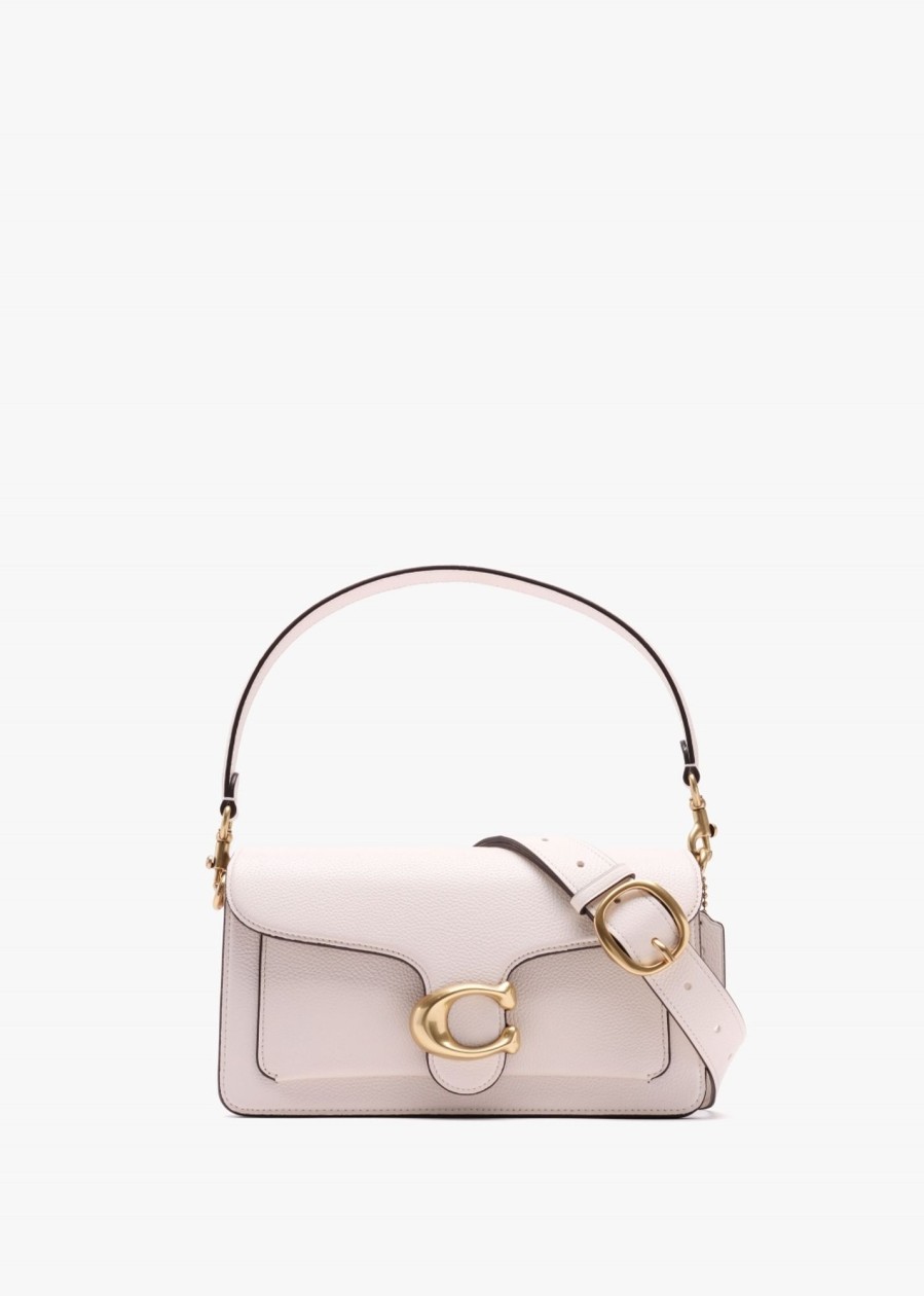 Womens COACH Gifting | Womens Tabby 26 Leather Shoulder Bag In Chalk