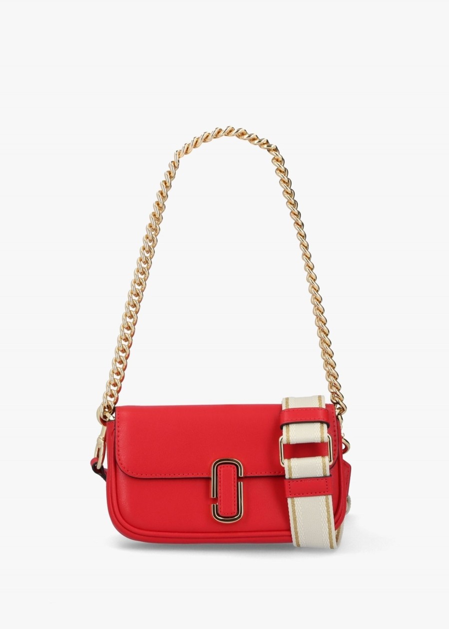 Womens MARC JACOBS Clutch Bags | Womens The J Marc Mini Leather Shoulder Bag In True Red