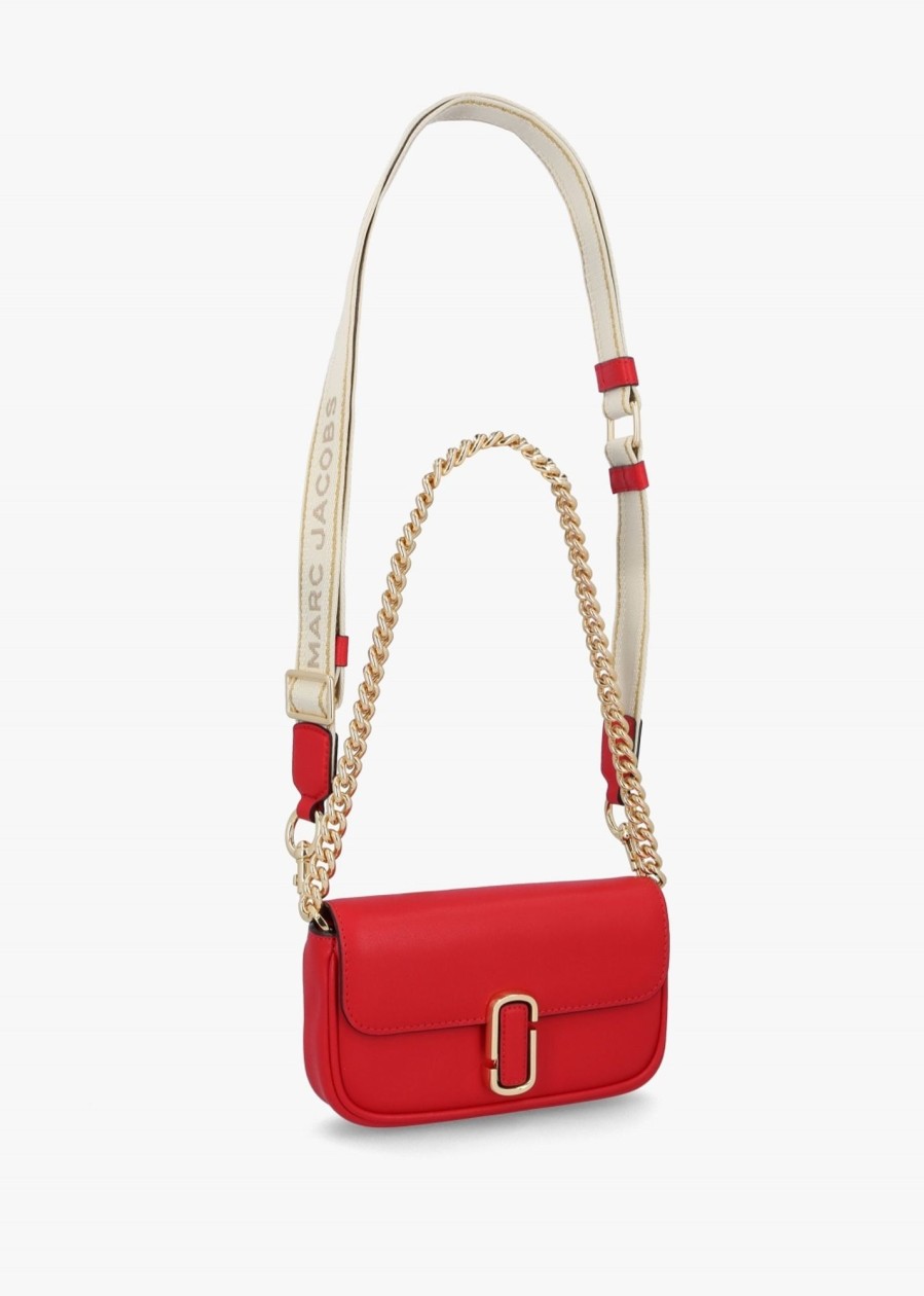 Womens MARC JACOBS Clutch Bags | Womens The J Marc Mini Leather Shoulder Bag In True Red