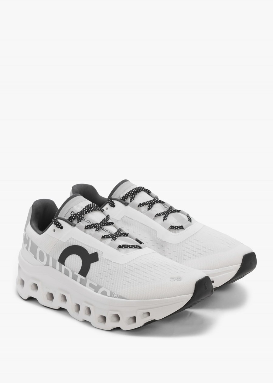 Womens ON RUNNING Trainers | Cloudmonster Undyed White Trainers