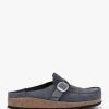 Womens BIRKENSTOCK Sandals | Womens Buckley Suede Backless Moccasins In Navy