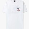 Mens PAUL SMITH T-Shirts | Mens One Way Zebra T-Shirt In White