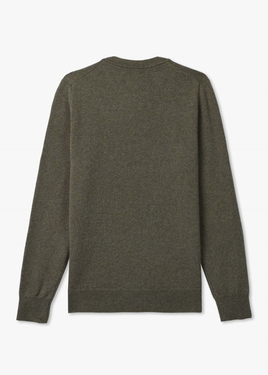 Mens NORSE PROJECTS Knitwear | Mens Sigfred Merino Lambswool Sweater In Ivy Green