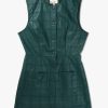 Womens BAUM UND PFERDGARTEN Dresses | Womens Anavi Faux Leather Shift Dress