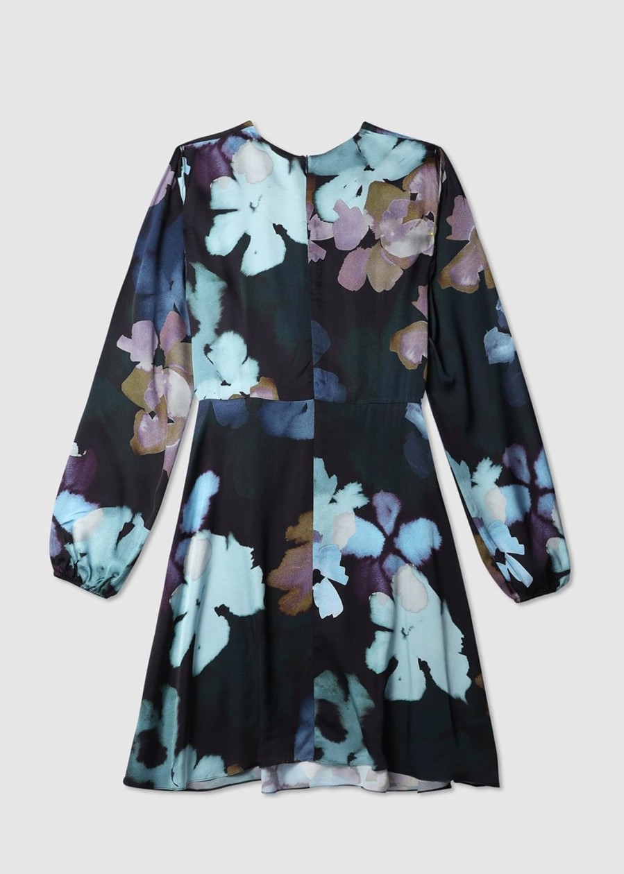 Womens PS PAUL SMITH Dresses | Womens Floral Print Midi Dress In Blues