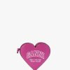 Womens GANNI Gifting | Womens Funny Heart Coin Purse In Shocking Pink