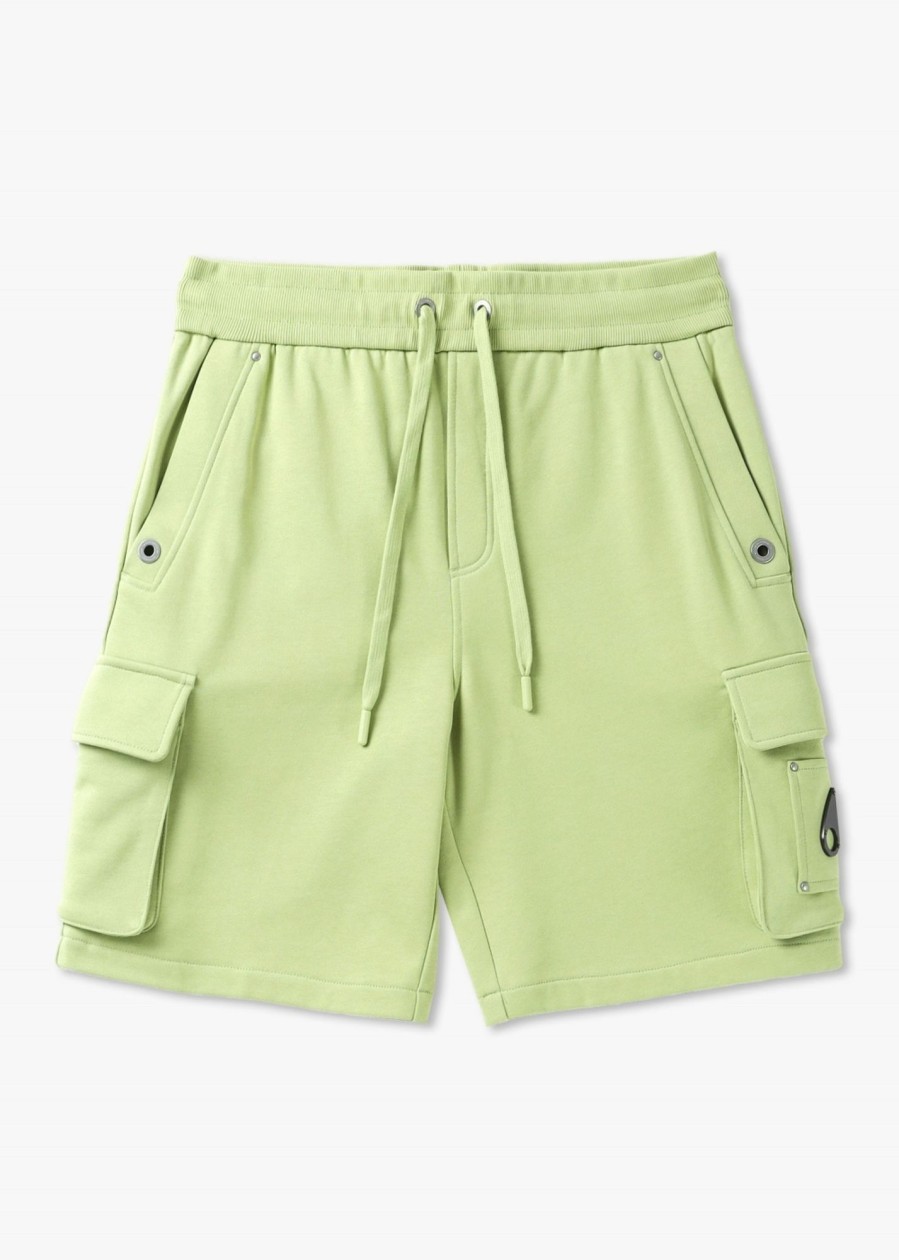 Mens MOOSE KNUCKLES Shorts | Mens Hartsfield Cargo Shorts In Mint