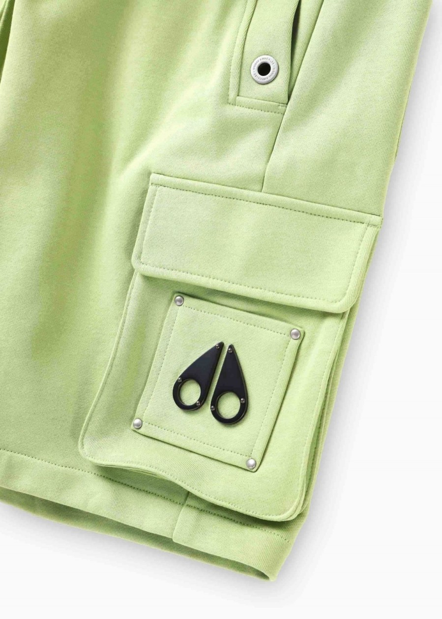 Mens MOOSE KNUCKLES Shorts | Mens Hartsfield Cargo Shorts In Mint