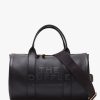 Womens MARC JACOBS Tote Bags | Womens The Leather Large Duffle Bag In Black