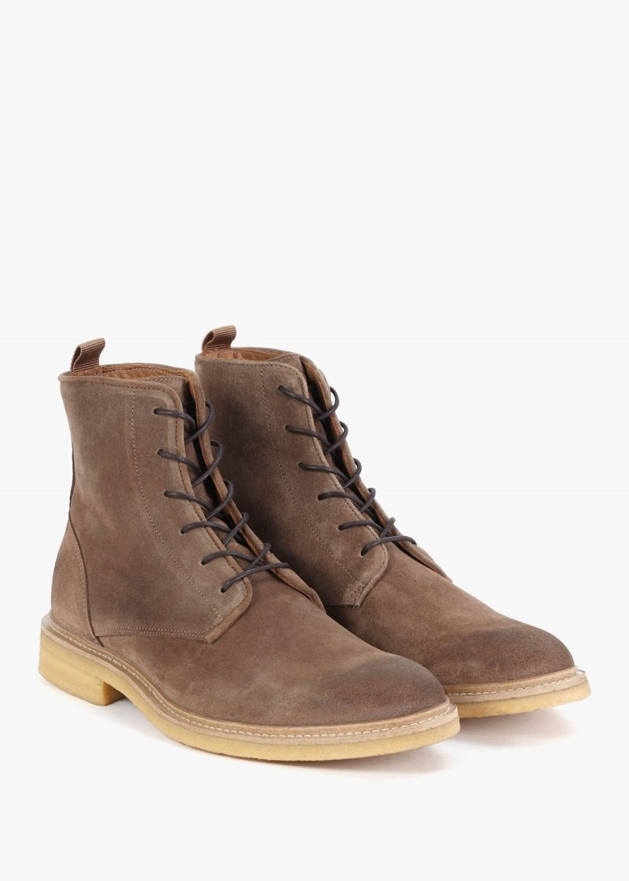 Mens OLIVER SWEENEY Boots | Mens Muros Ankle Boot In Chocolate