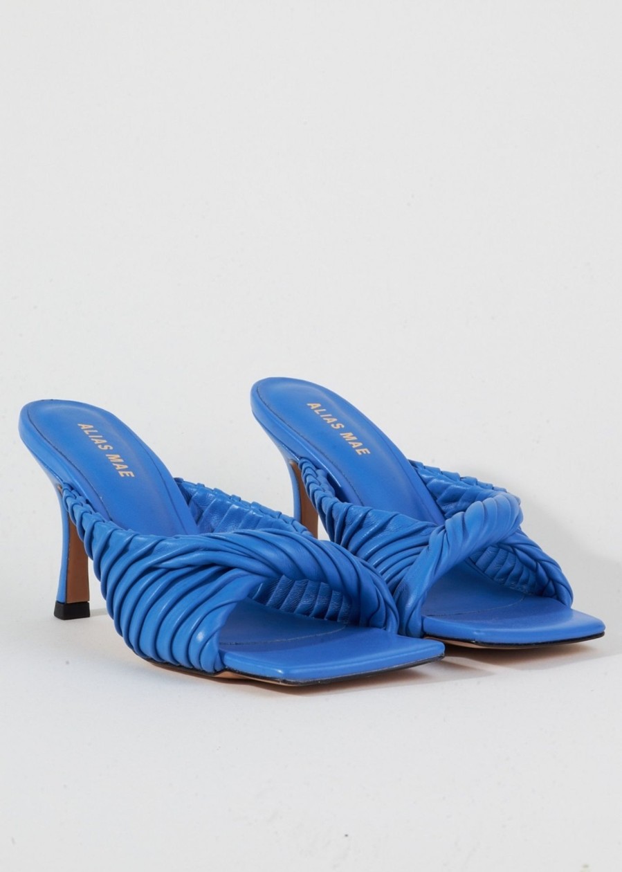 Womens ALIAS MAE Heels | Am Flora Leather Pleated Heels