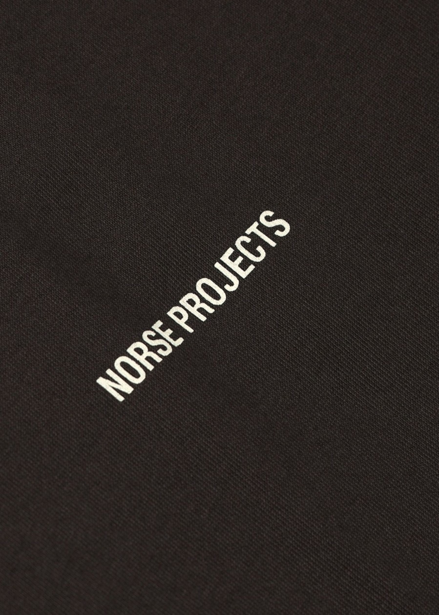 Mens NORSE PROJECTS T-Shirts | Mens Johannes Organic Logo T-Shirt In Beech Green