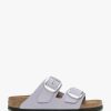 Womens BIRKENSTOCK Sandals | Arizona Big Buckle Nubuck Leather Sandals In Purple Fog