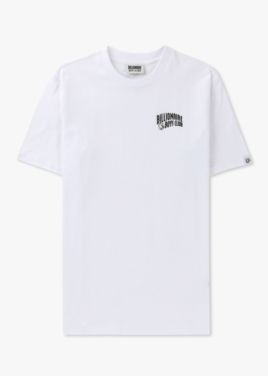 Mens BILLIONAIRE BOYS CLUB T-Shirts | Mens Small Arch Logo T-Shirt In White